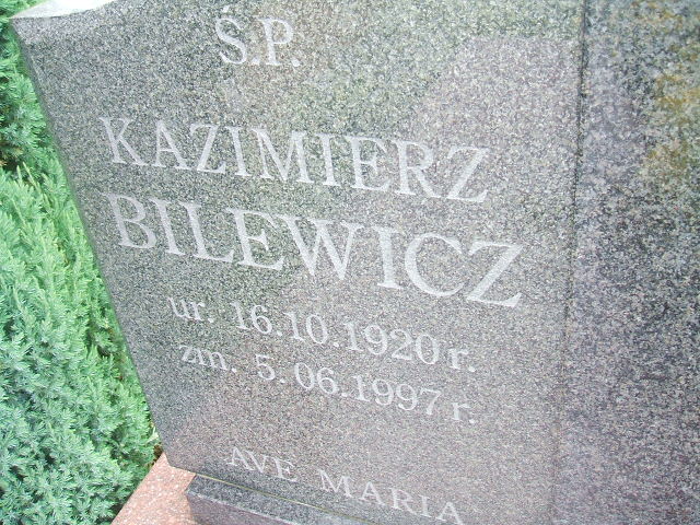 Grób Stanisława Bielewicz