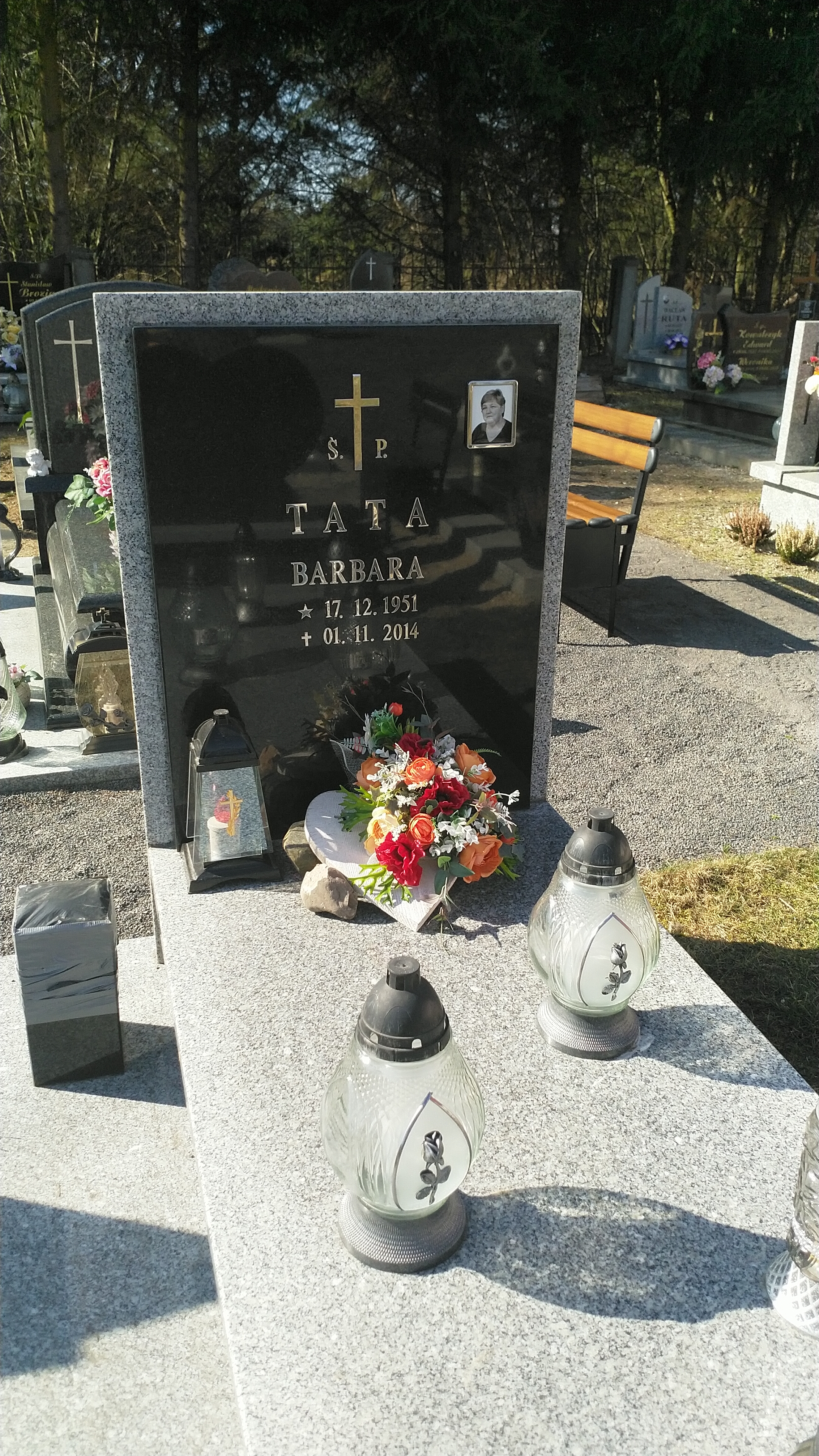 Barbara Tata 1951 Osiecznica - Grobonet - Wyszukiwarka osób pochowanych