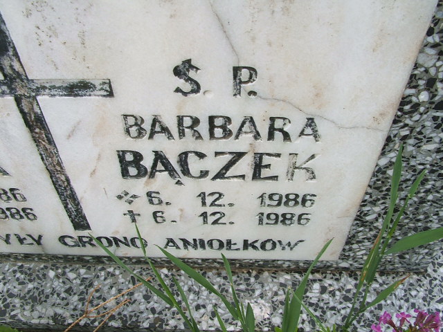 Maria Bączek 1986 Osiecznica - Grobonet - Wyszukiwarka osób pochowanych
