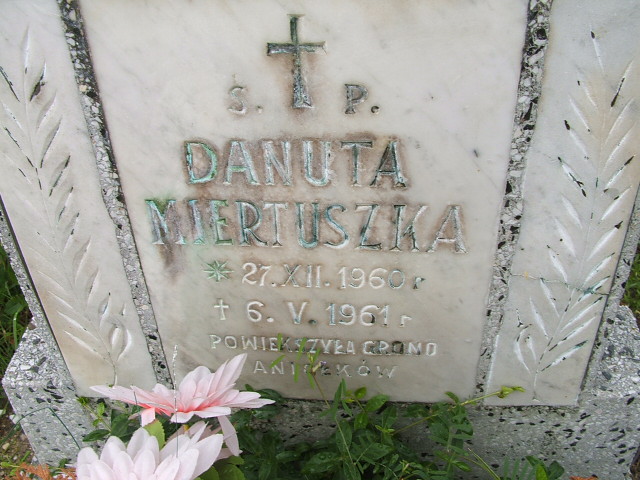 Grób Danuta Mietruszka