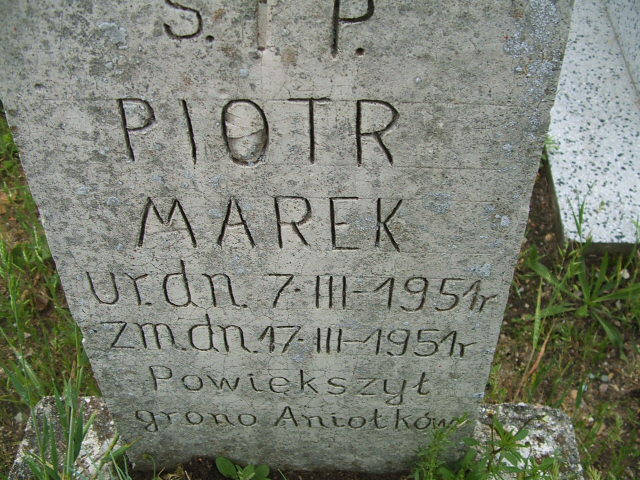 Piotr Marek 1951 Osiecznica - Grobonet - Wyszukiwarka osób pochowanych