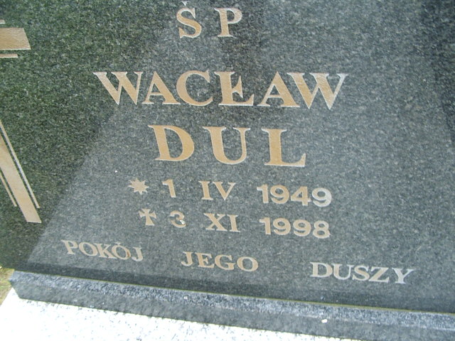 Grób Jarosław Dul